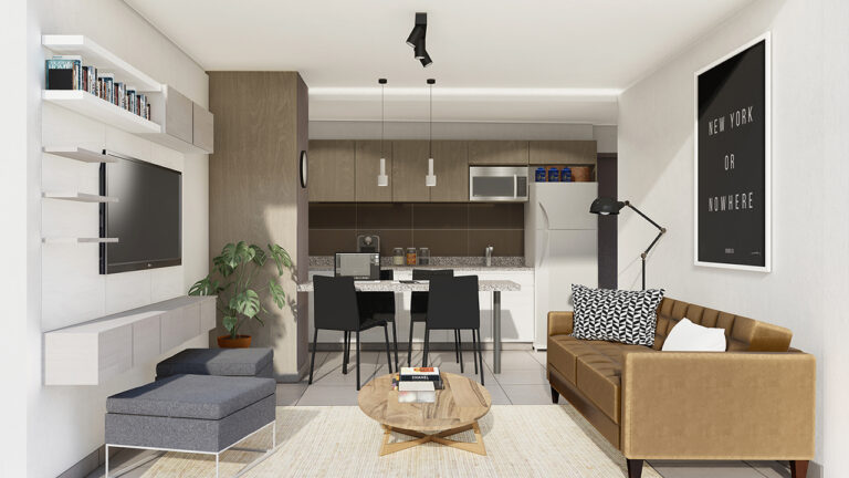 3. Departamento de 1 dormitorio