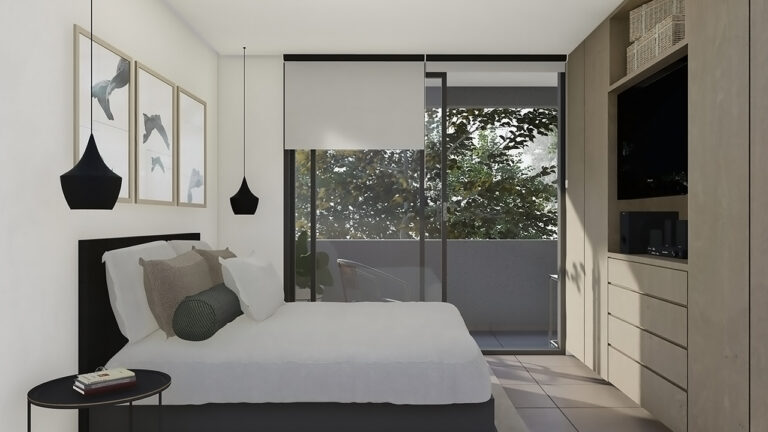 4. Dormitorio del departamento