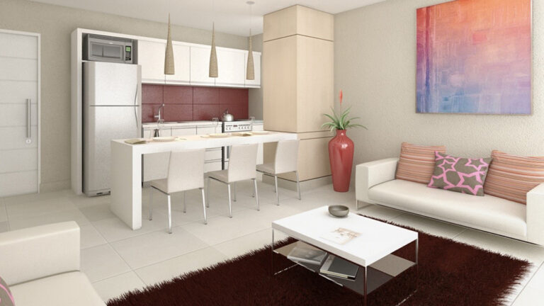 4. Vista a la Cocina en Edificio El Alba